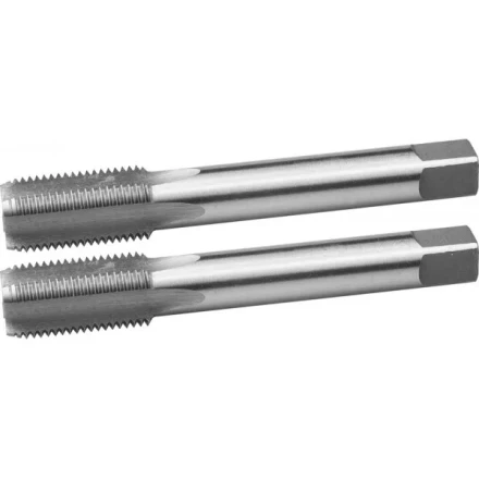 Метчики ЗУБР "ЭКСПЕРТ" машинно-ручные, комплектные для нарезания метрической резьбы в сквозных отверстиях, М16х2,0, 2шт 4-28007-16-2.0-H2 купить в Когалыме