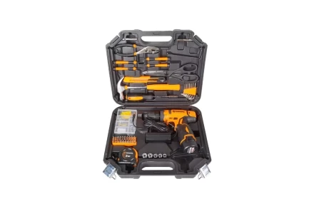 Дрель-шуруповерт Вихрь ДА-12Л-2КН с набором инструментов 72/14/35 купить в Когалыме