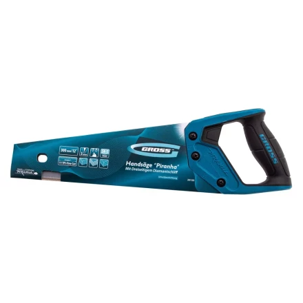 Ножовка по дереву "PIRANHA", 300 мм, 11 TPI, 3D-зуб, тефлоновое покрытие полотна, двухкомпонентная рукоятка Gross 24125 купить в Когалыме