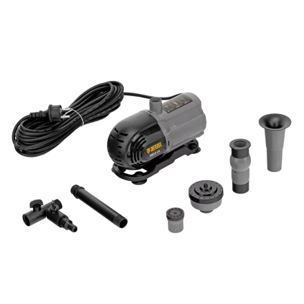 Насос фонтанный FNP31-24, 31 Вт, подъем 2,4 м, 1500 л/ч, колокольчик/2 каскада/гейзер Denzel 99031 купить в Когалыме