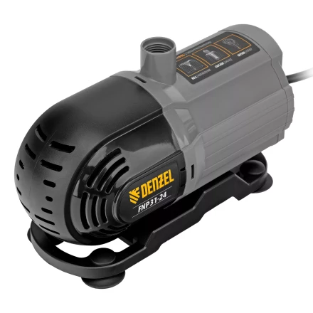 Насос фонтанный FNP31-24, 31 Вт, подъем 2,4 м, 1500 л/ч, колокольчик/2 каскада/гейзер Denzel 99031 купить в Когалыме
