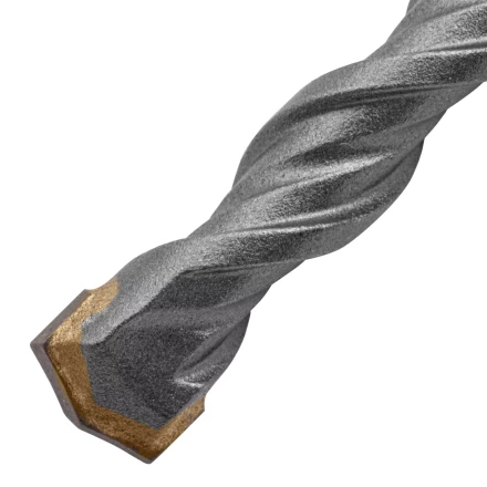 Бур по бетону Denzel, 10 x 310 мм,двойная спираль, три пылеотводящие кромки, 705019 купить в Когалыме