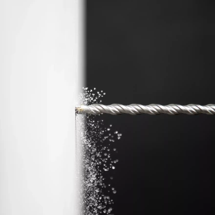 Бур по бетону Denzel, 10 x 310 мм,двойная спираль, три пылеотводящие кромки, 705019 купить в Когалыме