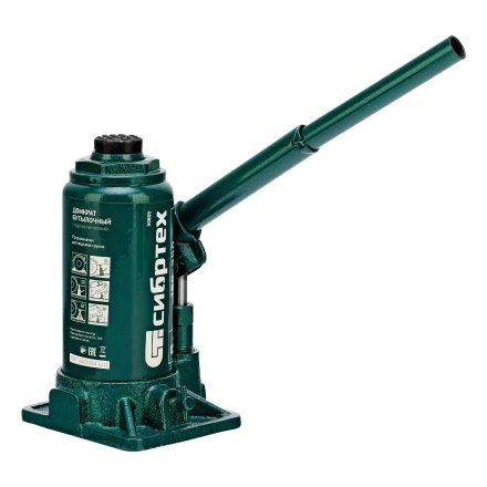 Домкрат гидравлический бутылочный Сибртех 50805, 8 т, 180-350 мм купить в Когалыме