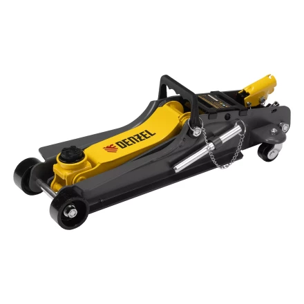 Домкрат гидравлический подкатной с фиксатором Denzel 51232, 2,5 т, 85-385 мм купить в Когалыме