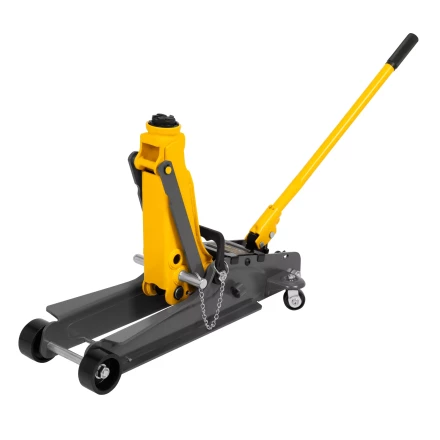 Домкрат гидравлический подкатной с фиксатором Denzel 51232, 2,5 т, 85-385 мм купить в Когалыме