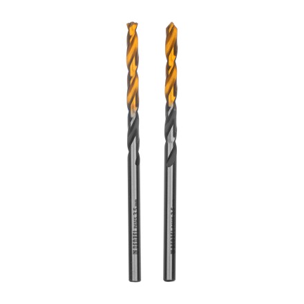 Сверло спиральное по металлу 3,5 x 70мм, Р6М5, Golden Tip, многогранная заточка, 2шт. Denzel 718270 купить в Когалыме