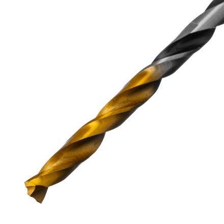 Сверло спиральное по металлу 3,5 x 70мм, Р6М5, Golden Tip, многогранная заточка, 2шт. Denzel 718270 купить в Когалыме