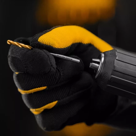 Сверло спиральное по металлу 3,5 x 70мм, Р6М5, Golden Tip, многогранная заточка, 2шт. Denzel 718270 купить в Когалыме