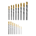 Набор сверл по металлу Denzel 723003, 1-10 мм, Р6М5-TiN, Golden Tip, 19 шт купить в Когалыме