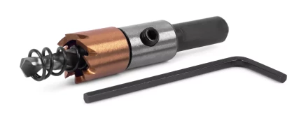 HSS-TiN коронка MESSER  13мм с центр. сверлом и толкающей пружиной для  лист. материала  до 2 мм ц/х купить в Когалыме