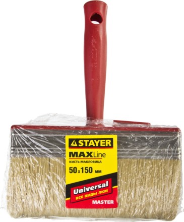 Макловица STAYER &quot;MASTER&quot; UNIVERSAL, светлая щетина, пластмассовый корпус, 5х15см 01824-15 купить в Когалыме