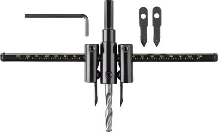 Сверло регулируемое, STAYER Profi 2944-200, двухрезцовое, по дереву, "Балеринка", d=40-200мм 2944-200 купить в Когалыме