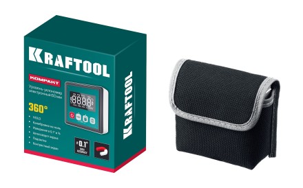 Уровень-уклономер электронный KRAFTOOL 4Х90° KOMPAKT 34687 купить в Когалыме