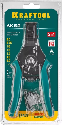 Стриппер АК-62 полуавтоматический 2в1 с фасонными ножами 22681 купить в Когалыме