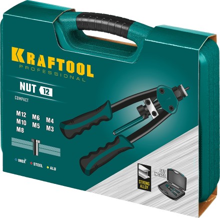 Резьбовые заклепочники двуручные KRAFTOOL NUT-12 31183 купить в Когалыме