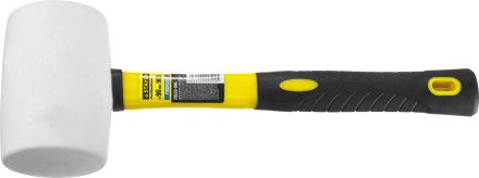 Киянка STAYER &quot;PROFI&quot; резиновая БЕЛАЯ, с фиберглассовой ручкой, 900г 20533-900 купить в Когалыме