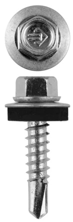 Саморезы ЗУБР "ПРОФЕССИОНАЛ" оцинков., для крепл. кров. матер. к металл. констр., 5.5х25мм, 1800шт 4-300310-55-025 купить в Когалыме