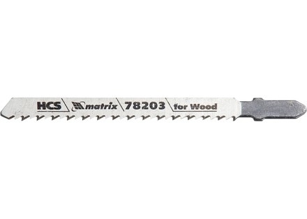 Полотна для электролобзика по дереву 3 шт T101BR 75 х 2,5мм HCS MATRIX Professional 78203 купить в Когалыме