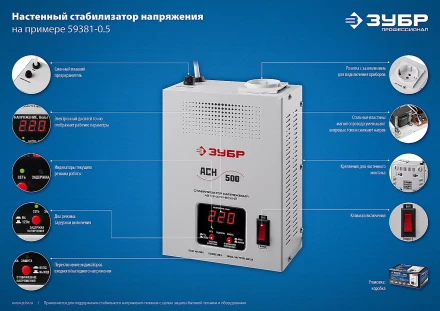 Стабилизаторы напряжения навесные серия ПРОФЕССИОНАЛ купить в Когалыме
