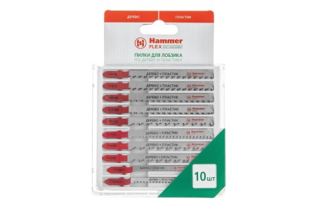Пилки для лобзика HAMMER JG WD-PL набор No4 (10шт.) купить в Когалыме