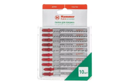 Пилки для лобзика HAMMER JG WD-PL набор No4 (10шт.) купить в Когалыме