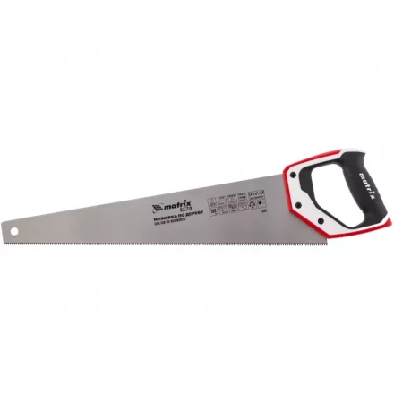 Ножовка по дереву 500 мм каленый зуб 3D 7-8TPI  трехкомпонентная рукоятка PRO MATRIX 23584 купить в Когалыме