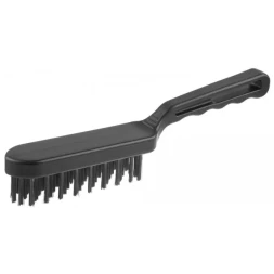 Щетка ЗУБР "ЭКСПЕРТ" проволочная стальная большая с пластмассовой ручкой, 5 рядов 35011-5_z01