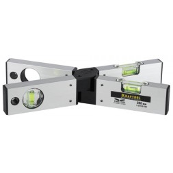 Уровень KRAFTOOL &quot;PRO&quot; &quot;MASS Level&quot;, раскладной, 3 ампулы, 300мм 1-34730-030