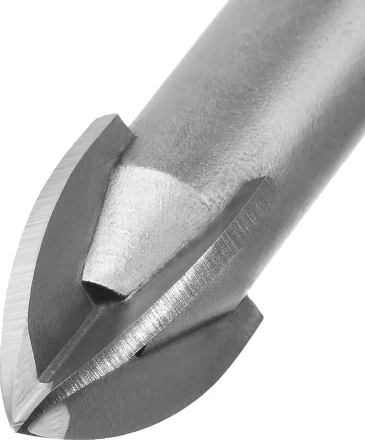 Сверло ЗУБР "ПРОФЕССИОНАЛ" с четырьмя режущими лезвиями  по стеклу и кафелю, d=6мм 29845-06_z01 купить в Когалыме