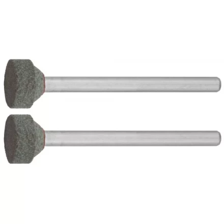 Круг ЗУБР абразивный шлифовальный из карбида кремния на шпильке, P 120, d 10,0x3,2мм, L 45мм, 2шт 35915 купить в Когалыме