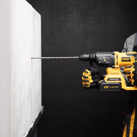 Бур по бетону Denzel, 8 x 310 мм, двойная спираль, три пылеотводящие кромки, 705015 купить в Когалыме