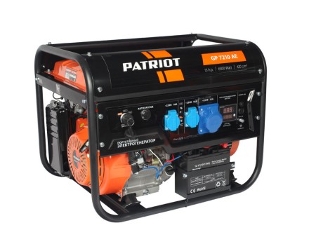 Бензогенератор Patriot GP-7210 AE купить в Когалыме