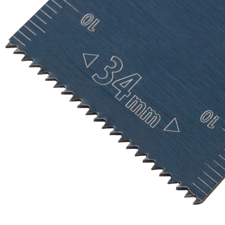 Насадка для МФИ режущая пазовая прямая, HCS, по дереву, 34 х 1.4 мм, мелкий зуб Denzel 782312 купить в Когалыме