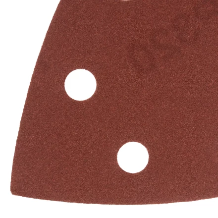 Треугольник абразивный на ворc. подложке под "липучку", перф., P 320, 150х150х100 мм, 5 шт. Denzel 738677 купить в Когалыме