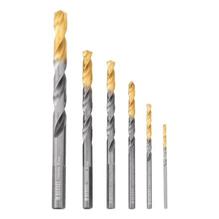 Набор сверл по металлу Denzel, 2-8мм, Р6М5К8-TiN, Golden Tip, 6 шт 723004 купить в Когалыме