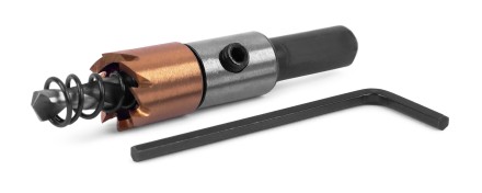 HSS-TiN коронка MESSER  14мм с центр. сверлом и толкающей пружиной для  лист. материала  до 2 мм ц/х купить в Когалыме