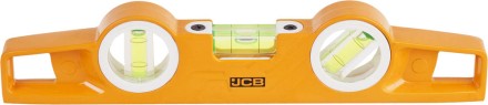 Уровень JCB &quot;Торпедо&quot; литой алюминиевый, 3 ампулы, точность 0,5мм/м, 25см JBL008 купить в Когалыме