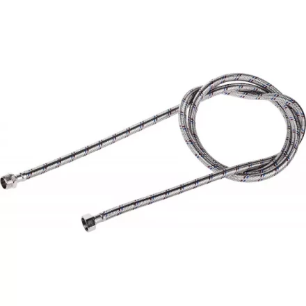 Подводка гибкая ЗУБР для воды, оплетка из нержавеющей стали, г/ш 1/2" - 2м 51005-G/S-200 купить в Когалыме