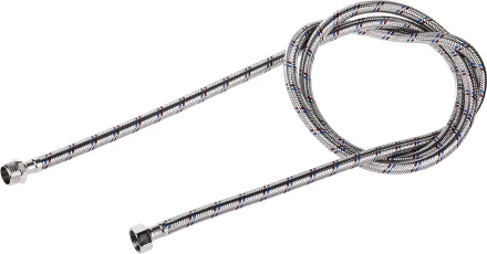 Подводка гибкая ЗУБР для воды, оплетка из нержавеющей стали, г/ш 1/2" - 2м 51005-G/S-200 купить в Когалыме