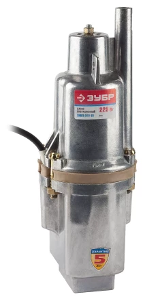 Насос ЗУБР "Родничок" вибрационный, погружной, для чистой воды, 1500 л/ч, напор 60 м, шнур 10 м, 225 Вт ЗНВП-300-10 купить в Когалыме