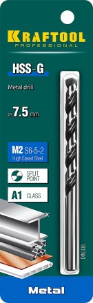 Сверла по металлу HSS-G 29651-7.5 купить в Когалыме