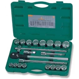 Набор головок торцевых 3/4"DR 7/8" 2" 22предмета Jonnesway S04Н6422S 48502