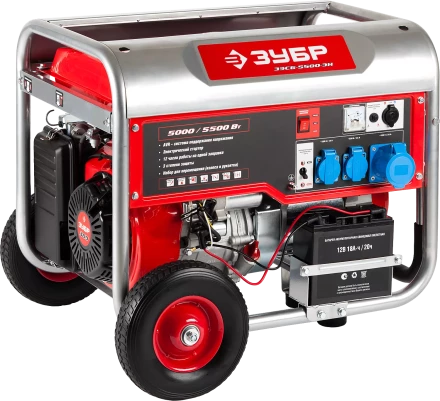 Генератор бензиновый ЗЭСБ-5500-ЭН серия МАСТЕР купить в Когалыме