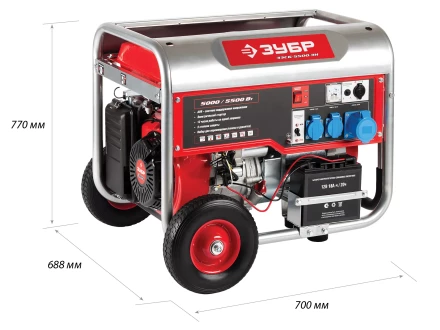 Генератор бензиновый ЗЭСБ-5500-ЭН серия МАСТЕР купить в Когалыме