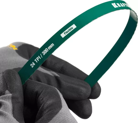 Полотно гибкое Max Flex, KRAFTOOL 15941-24-S10, безопасное, с волнообразной разводкой, 24 TPI, 10шт, 300мм 15941-24-S10 купить в Когалыме