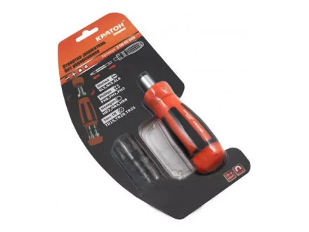 Отвертка-держатель бит реверсивная Кратон Complect 12 в 1 2 09 05 009 купить в Когалыме