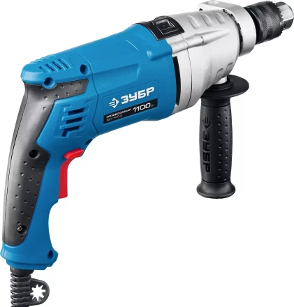 Дрель ударная двухскоростная + кейс ЗДУ-1100-2 ЭРМКМ2 серия ПРОФЕССИОНАЛ купить в Когалыме
