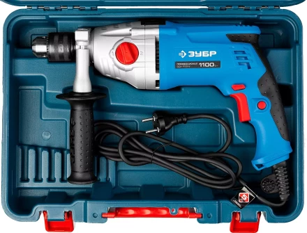 Дрель ударная двухскоростная + кейс ЗДУ-1100-2 ЭРМКМ2 серия ПРОФЕССИОНАЛ купить в Когалыме
