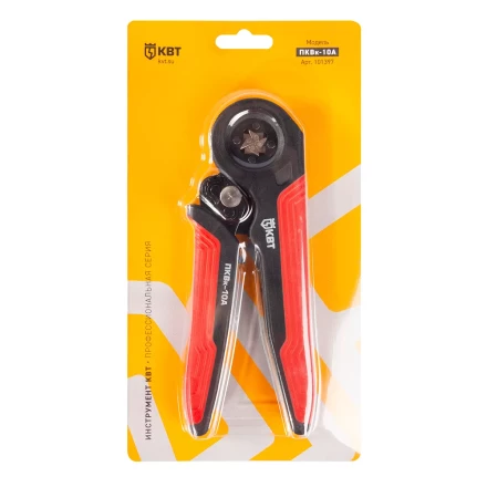 Пресс-клещи КВТ ПКВк-10А для опрессовки втулочных наконечников до 10 мм (101397) купить в Когалыме